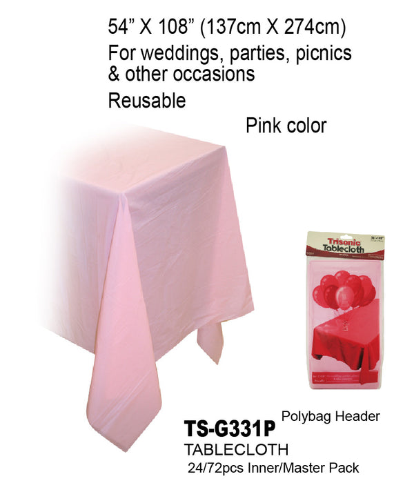 TS-G331P - Pink Table Cloth**