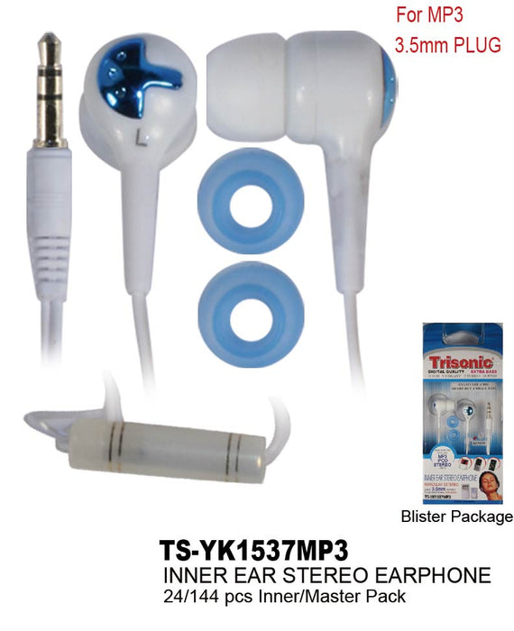 TS-YK1537MP3 - Inner Ear Stereo Earbud