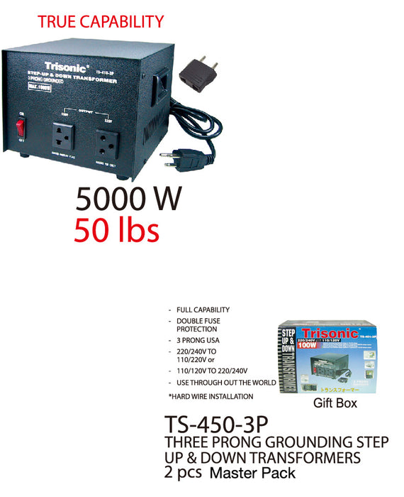 TS-450-3P - Step Up/Down Transformer (5000W)