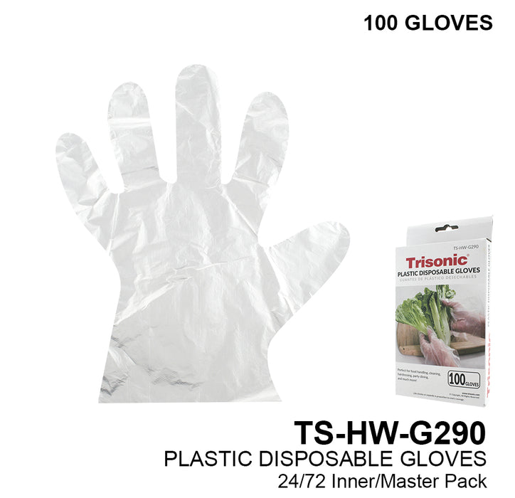 TS-HW-G290 - Plastic Disposable Gloves