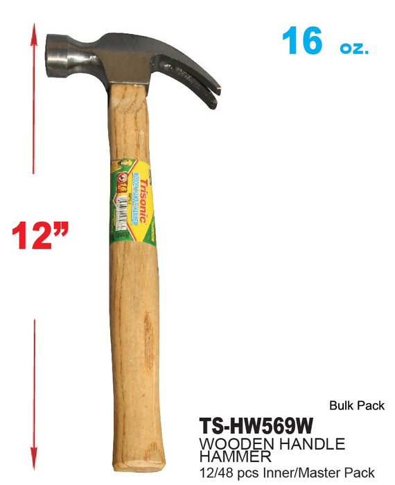 TS-HW569W - Wooden Handle Hammer