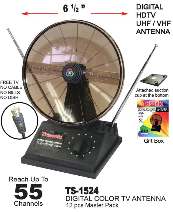 TS-1524 - Round TV Antenna