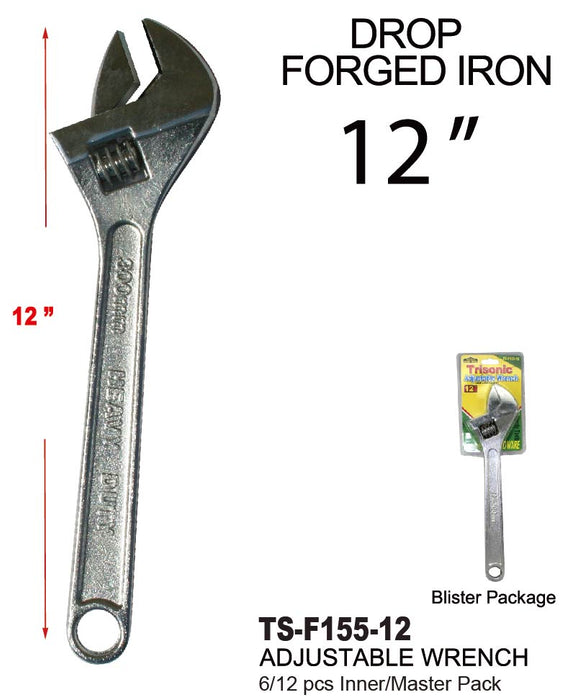 TS-F155-12 - Adjustable Wrench (12 in.)