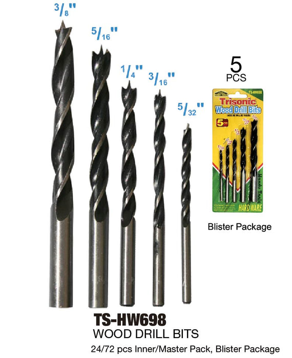 TS-HW698 - Wood Drill Bits