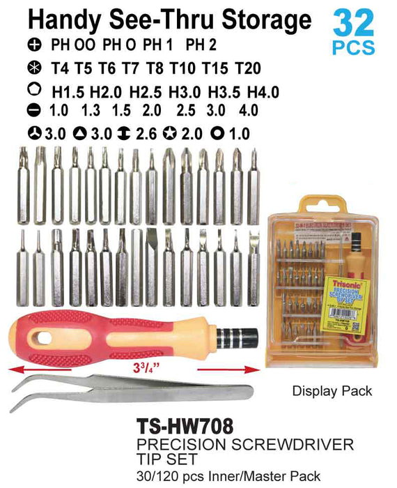 TS-HW708 - Precision Screwdriver Tip Set