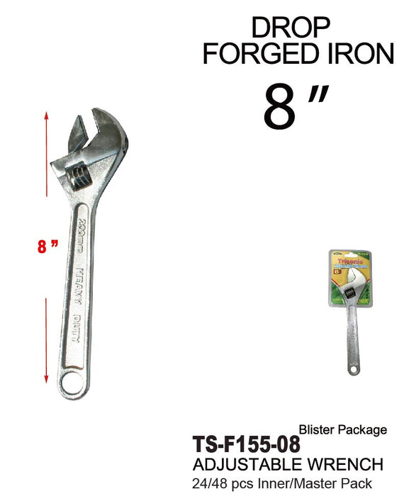 TS-F155-08 - Adjustable Wrench (8 in.)
