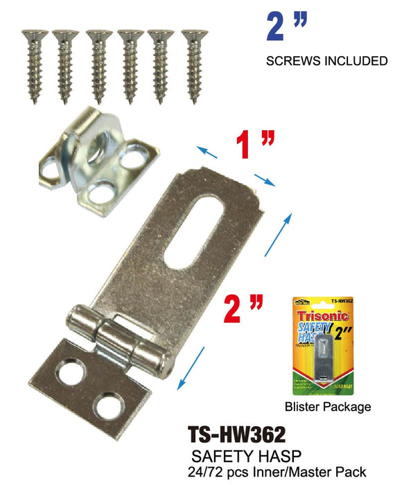 TS-HW362 - Safety Hasp (2")