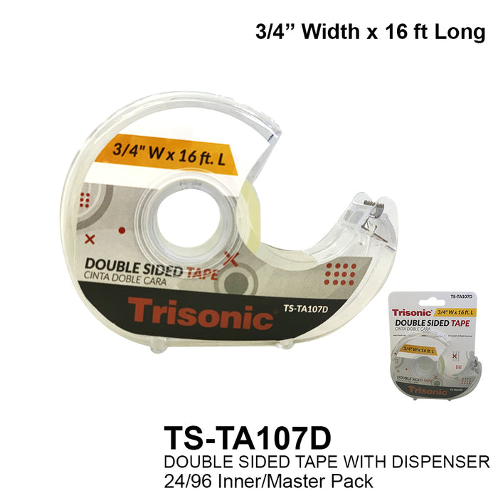 TS-TA107D - Double Sided Tape with Dispenser