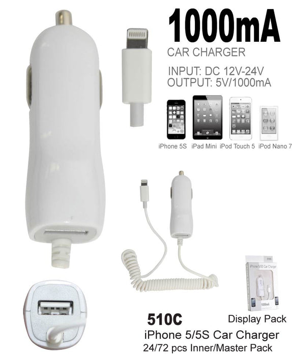 510C - iPhone Car Charger **