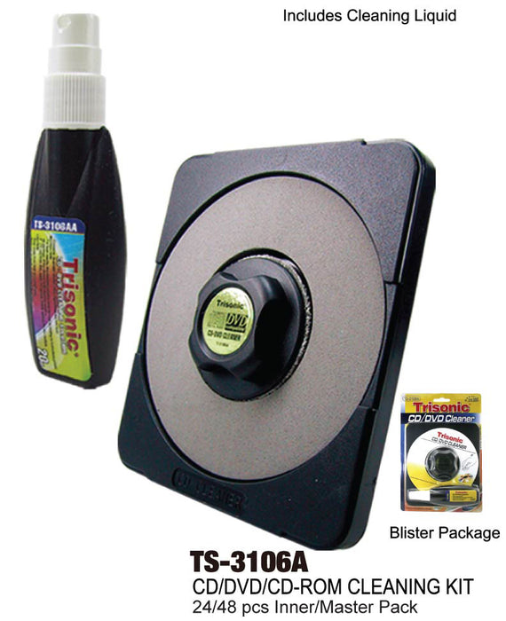 TS-3106A - CD/DVD/CD-ROM Cleaning Kit