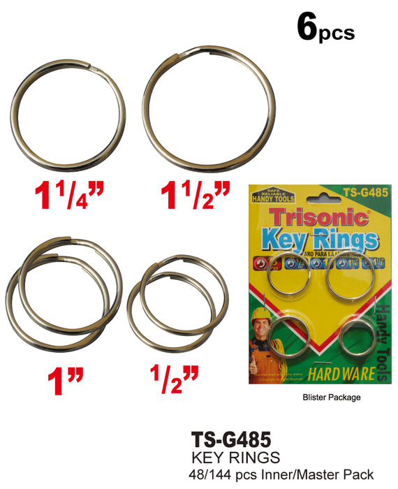 TS-G485 - Assorted Key Rings