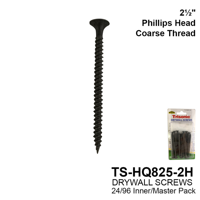 TS-HQ825-2H - 2.5" Drywall Screws Coarse Thread