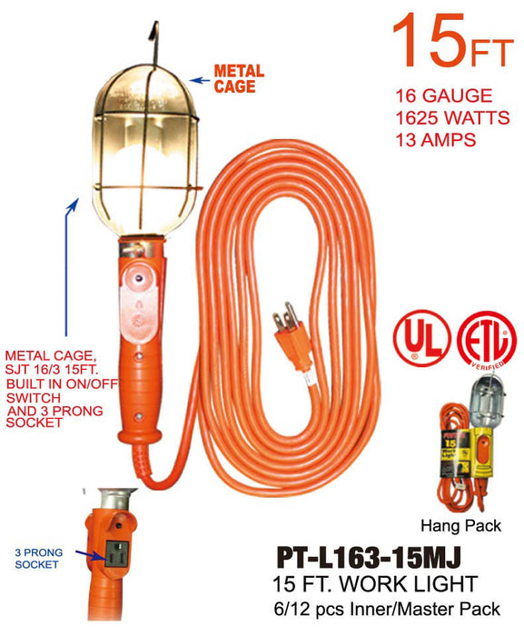 PT-L163-15MJ - UL Work Light
