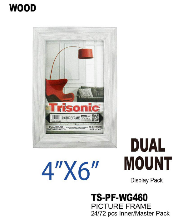 TS-PF-WG460 - 4x6" Wood Picture Frame