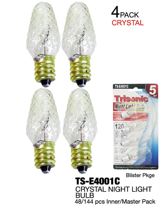 TS-E4001C - Crystal Night Light Bulbs