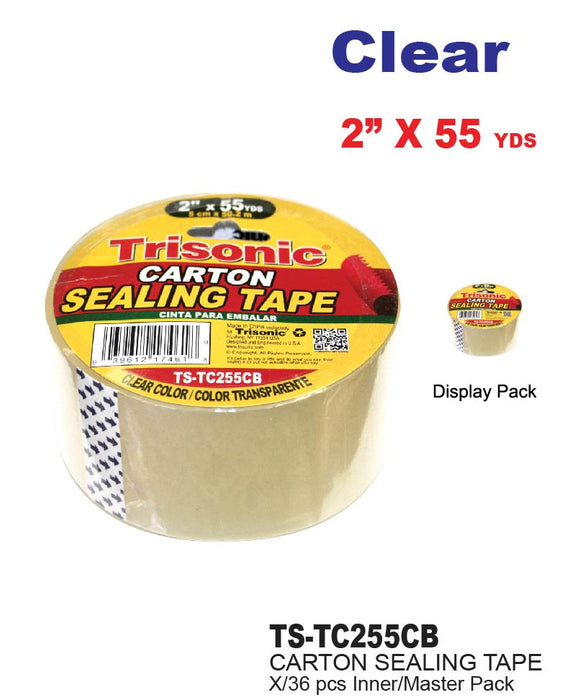 TS-TC255CB - Clear Carton Sealing Tape