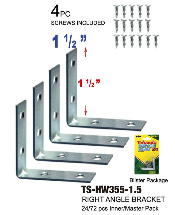 TS-HW355-1.5 - Right Angle Bracket (1«")