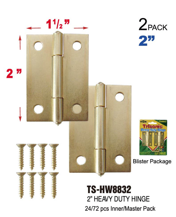 TS-HW8832 - Heavy Duty Hinge (2")