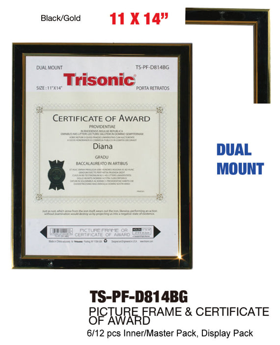 TS-PF-D814BG - 11x14" Diploma Frame