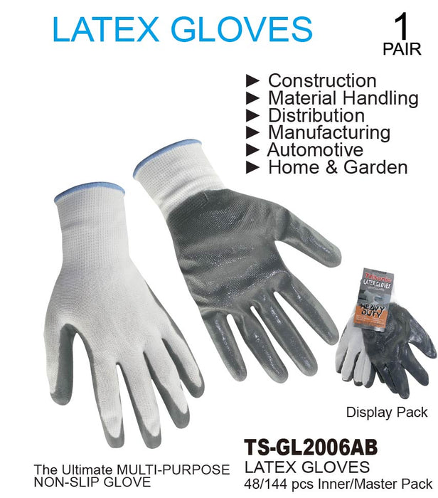 TS-GL2006AB - Blue Latex Gloves