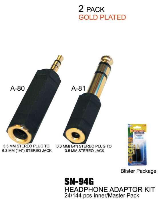 SN-94G - Headphone Adapter Kit