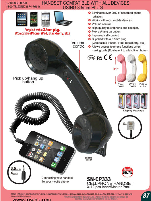 SN-CP333 - Cellphone Handset **