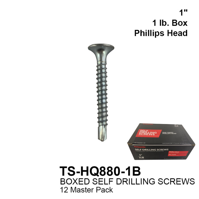 TS-HQ880-1B - Boxed Self Drilling Screw (1")