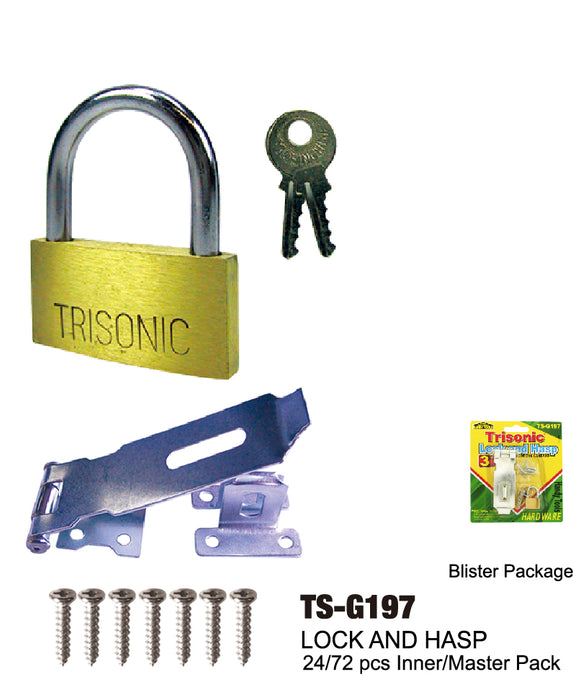 TS-G197 - Lock and Hasp Combination