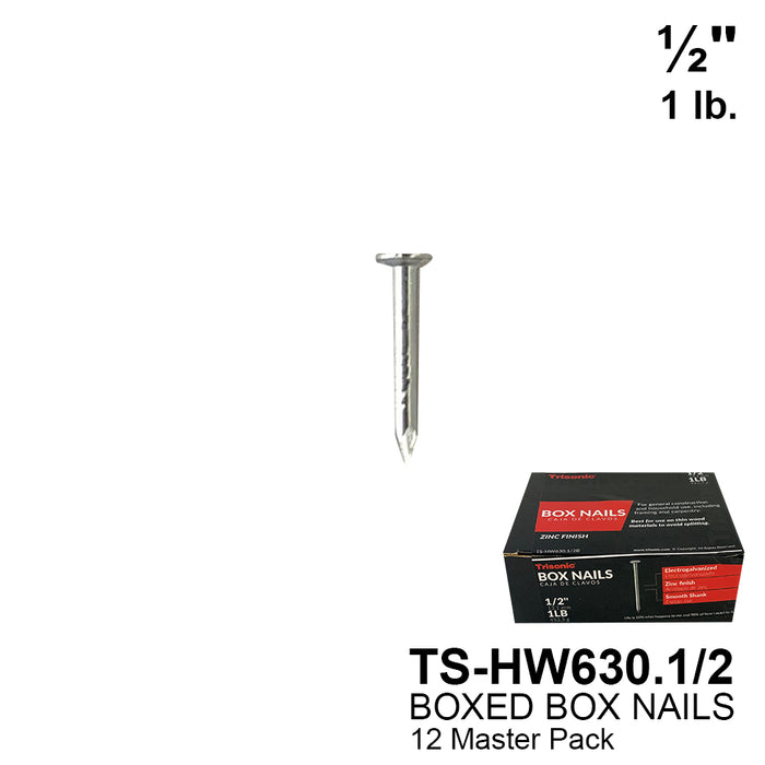 TS-HW630.1/2 - 1/2" BOX NAILS 1LB