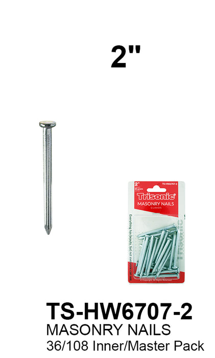 TS-HW6707-2 - Masonry Nails (2")