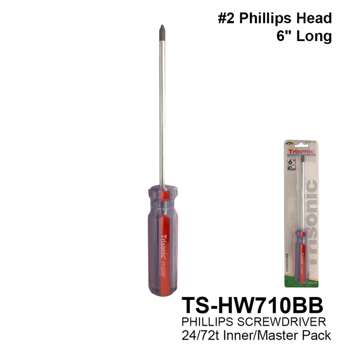 TS-HW710BB - 6" Phillips Screwdriver