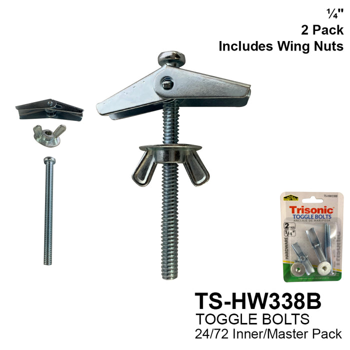 TS-HW338B - Toggle Bolts with Screws