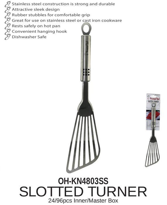 OH-KN4803SS - Stainless Steel Slotted Turner