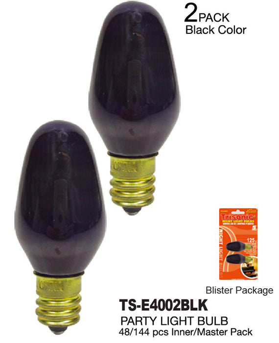 TS-E4002BLK - Black Night Light Bulbs