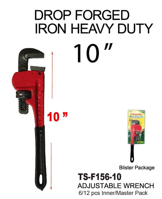 TS-F156-10 - Adjustable Pipe Wrench (10 in.)