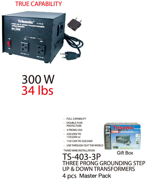 TS-403-3P - Step Up/Down Transformer (300W)