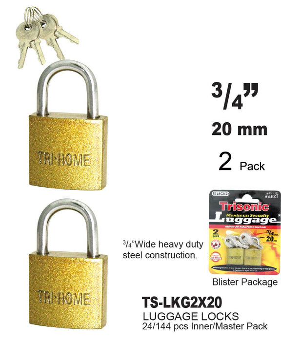 TS-LKG2X20 - Luggage Locks