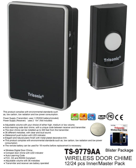 TS-9779AA - Wireless Door Chime