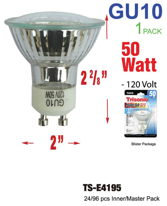 TS-E4195 - GU10 120 Volt Halogen Bulb (50 Watts)