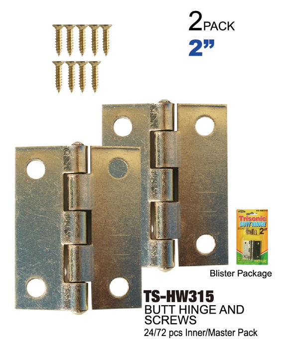 TS-HW315 - Butt Hinge (2")