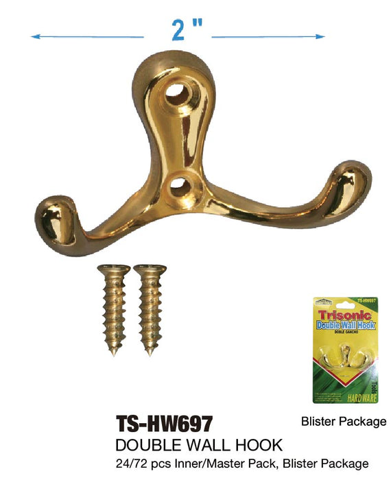 TS-HW697 - Double Wall Hook