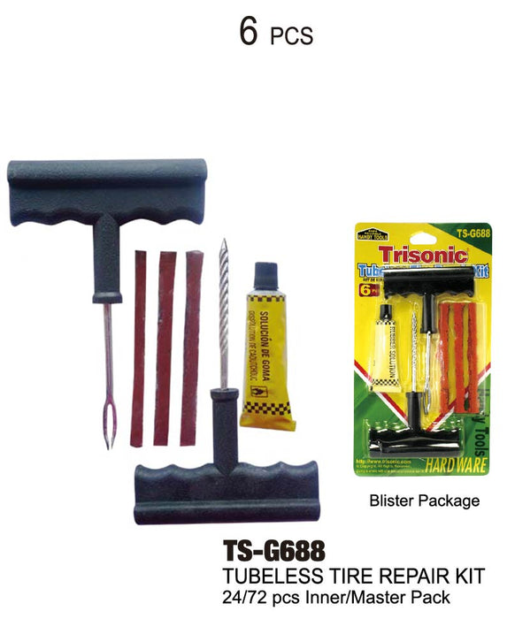 TS-G688 - Tubeless Tire Repair Kit