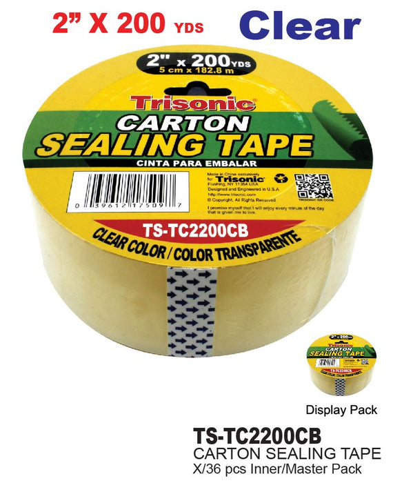 TS-TC2200CB - Clear Carton Sealing Tape