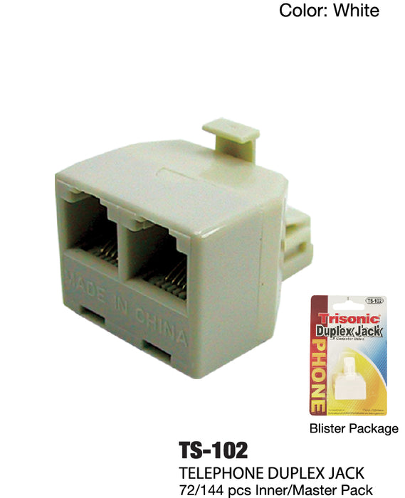 TS-102 - Telephone Duplex Jack
