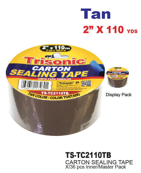 TS-TC2110TB - Tan Carton Sealing Tape