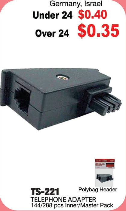 TS-221 - Germany/Israel Telephone Adapter