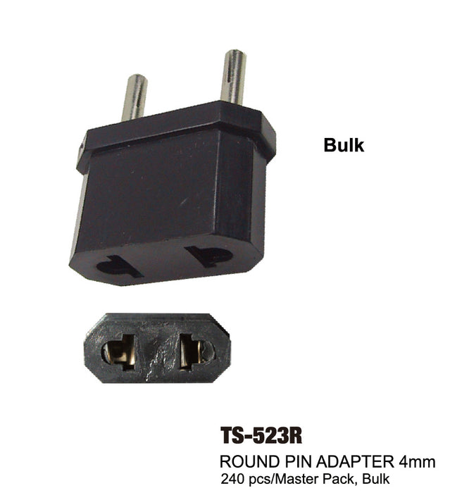 TS-523R - Round Pin Adapter (Bulk)