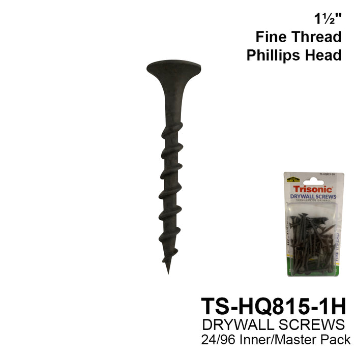 TS-HQ815-1H - 1.5" Drywall Screws Fine Thread