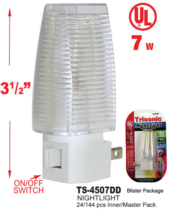 TS-4507DD - UL Night Light w/ On/Off Switch