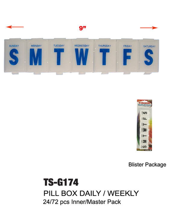 TS-G174 - Large Daily Pill Box